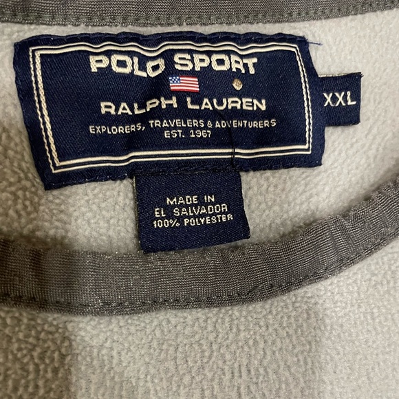 Vintage 90s Polo Ralph Lauren Polo Sport Fleece Crewneck - Picture 4 of 4